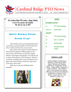 Cardinal Ridge PTO News