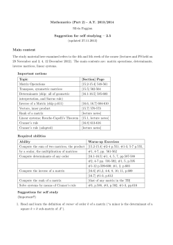 Suggestion for self studying &ndash; 2.5 Main content