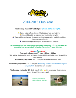 2014 4-201 15 Clu ub Ye ear