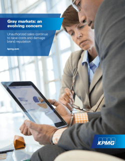Gray markets: an evolving concern