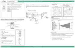 Diversa PIR WOS 24Vac Install Guide for web