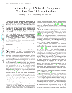 The Complexity of Network Coding with Two Unit-Rate