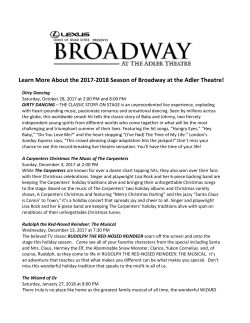 to learn more about the 2017-2018 Season.