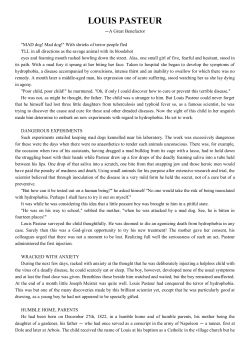 LOUIS PASTEUR - CatholicPamphlets.net