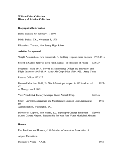 William Fuller Collection History of Aviation Collection Biographical