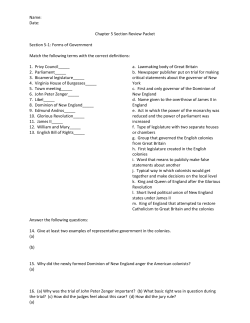 Chapter 5 Section Notes Packet