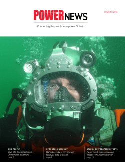 PowerNews Summer 2016 - Ontario Power Generation