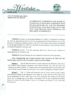 The City36, as amended