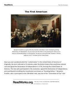 The First American