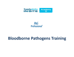 Bloodborne Pathogens Training