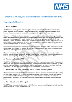 Cheshire and Merseyside STP - Liverpool Community Health NHS