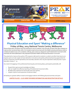 April 2014 Newsletter