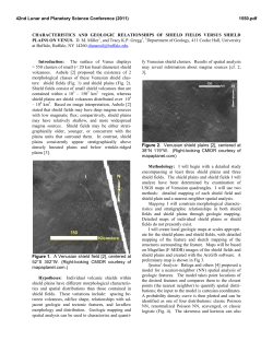 CHARACTERISTICS AND GEOLOGIC RELATIONSHIPS OF