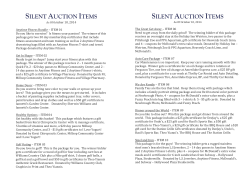 to see Auction Items List - Weirton Madonna High School