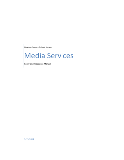 Media Services - Newton County Schools