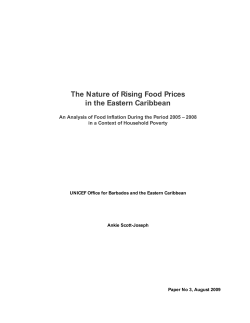 The rapid increase in prices of rice, wheat, corn and other food