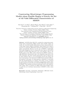 Constructing Mixed-integer Programming Models whose Feasible