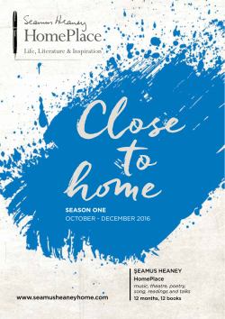 here - Seamus Heaney HomePlace