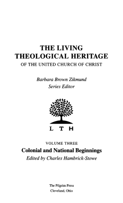 the living theological heritage