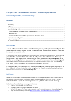 Journal of Ecology - University of Stirling