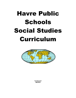 Havre Public Schools Social Studies Curriculum