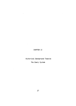 CHAPTER II Historical Background Towards The Dowry System
