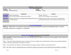 8.R.I.3: Analyze how a text makes connections among and