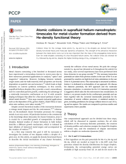 Atomic collisions in suprafluid helium-nanodroplets