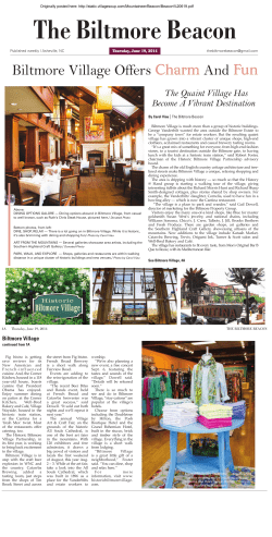 Biltmore Village Offers Charm And Fun