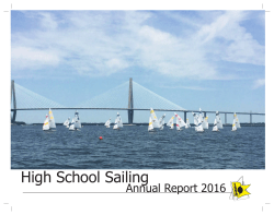 2016 ISSA annual report - Interscholastic Sailing Association