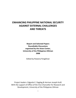 enhancing philippine national security against external challenges
