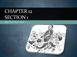 Chapter 12 First New Deal - Steilacoom School District
