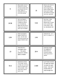 The area of a rectangle is 88.2 m2. The width measures 3 meters