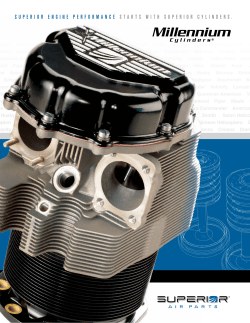 the Millennium Cylinders Brochure