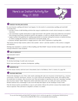 Here`s an Instant Activity for May 17, 2010