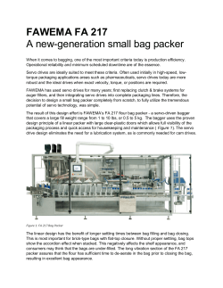 FAWEMA FA 217 A new-generation small bag packer