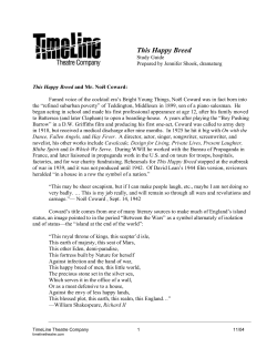 Study Guide - TimeLine Theatre