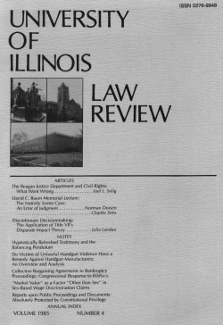 Hypnotically Refreshed Testimony and the Balancing Pendulum | PDF