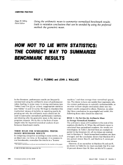 geometric mean