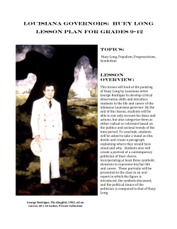 Huey Long - George Rodrigue Foundation of the Arts