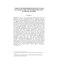 A Study of the Relationship between the Law