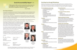 Social Accountability Report 2016