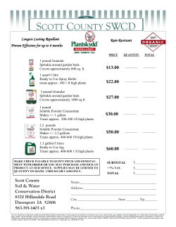 2017 plantskydd order form - Scott County Soil and Water