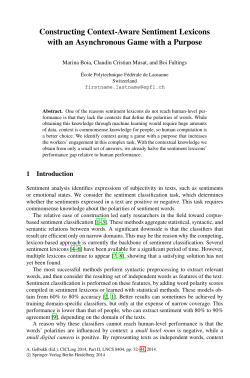 LNCS 8404 - Constructing Context-Aware - Infoscience