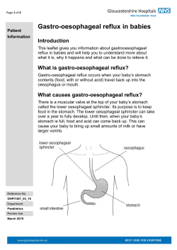 Gastro-oesophageal reflux in babies GHPI1367_03_16_A4