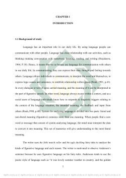CHAPTER 1 INTRODUCTION 1.1 Background of study Language