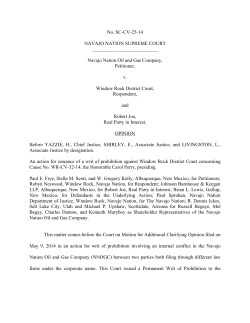 SC-CV-25-14 - Navajo Courts