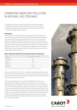 combating mercury pollution in natural gas streams