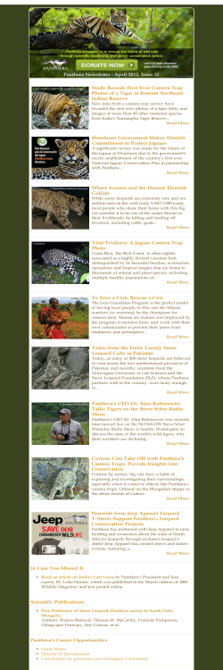 April Newsletter