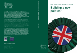 Building a new politics?